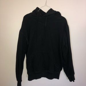 Simple black hoodie